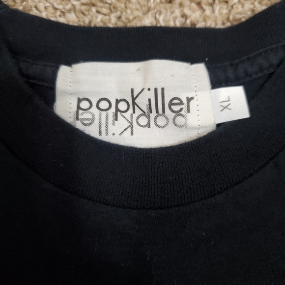 Pop Killer Just Say F- Yeah Mens Black Short Sleeve Graphic T Shirt XL  Good pre - Picture 3 of 4